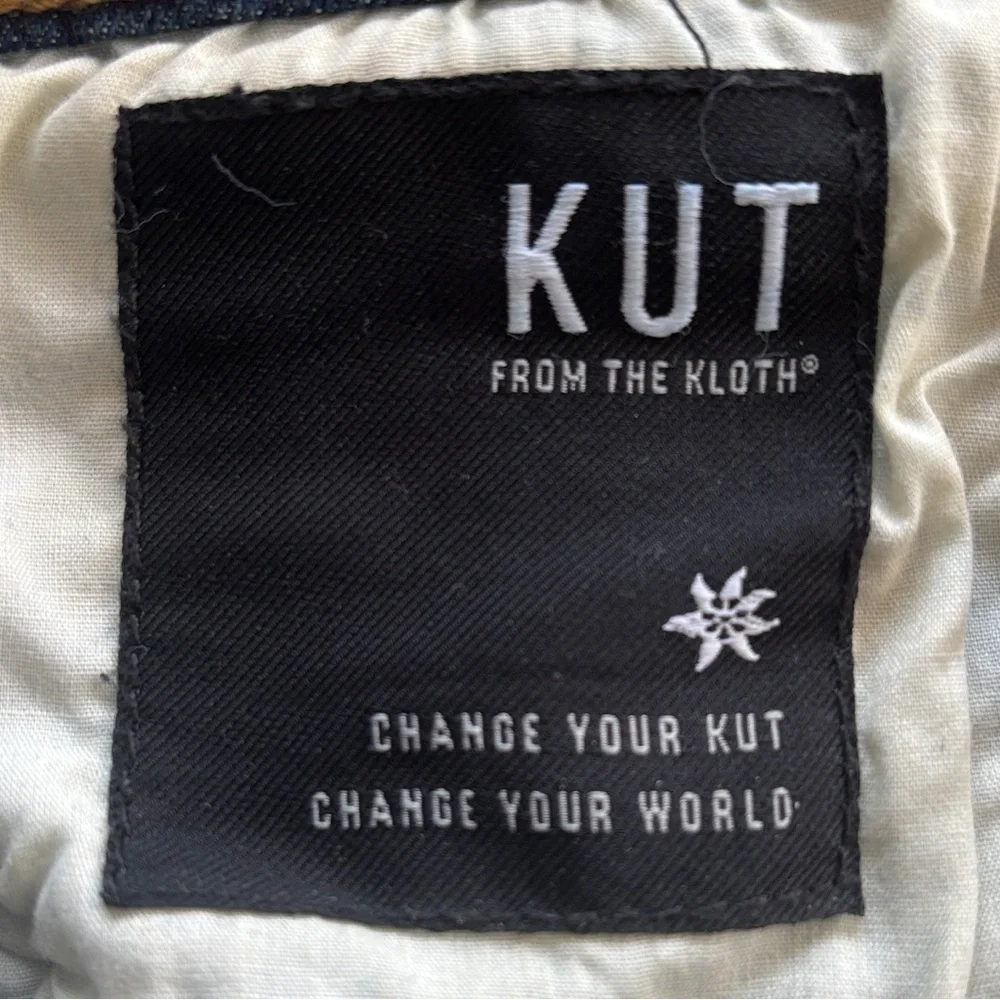 Kut from the Kloth Stella High Rise Flare Jean Pant 4 Dark Base Wash - Picture 10 of 16